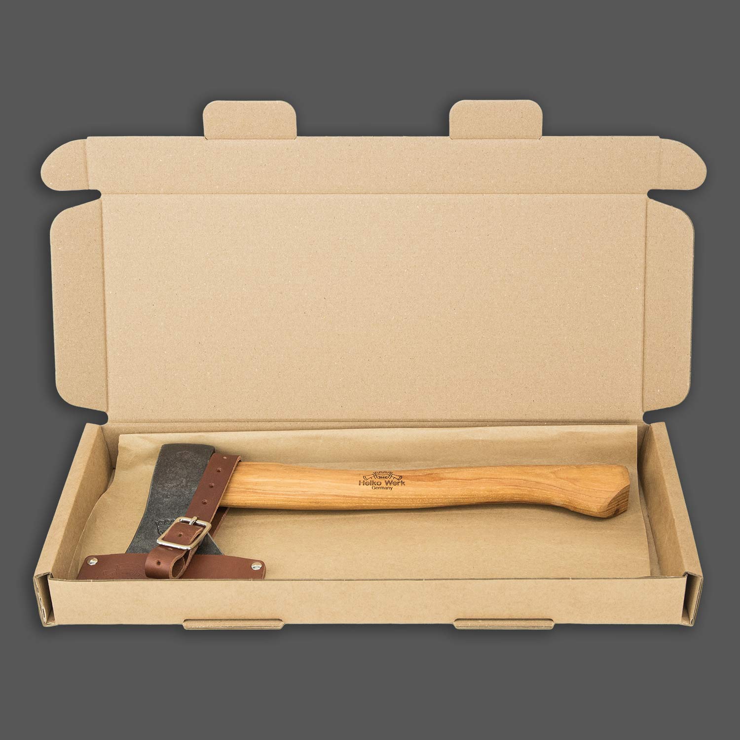 Helko Werk Rheinländer Beil 600g – 36 cm Hickorystiel, C50 Stahl